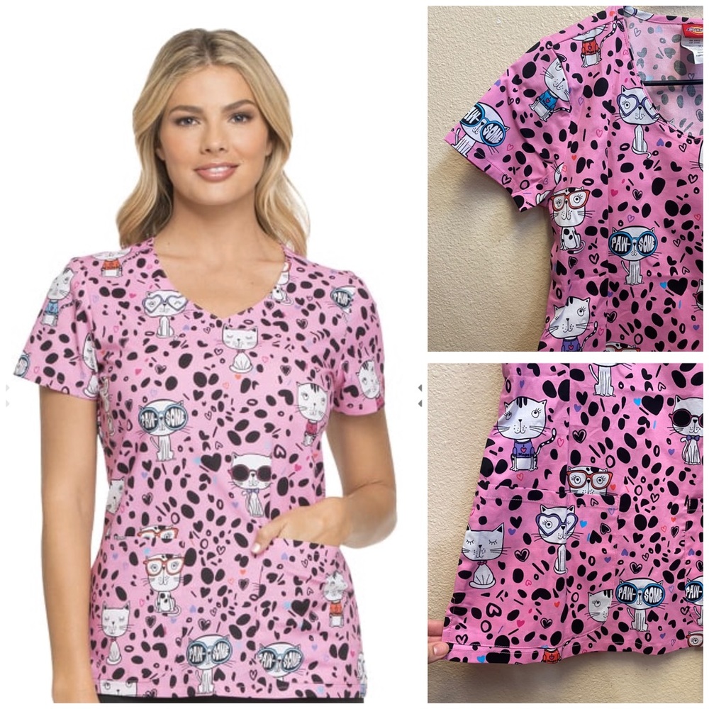 NWT scrub top bu DICKIES sizes XS, S, M, L
